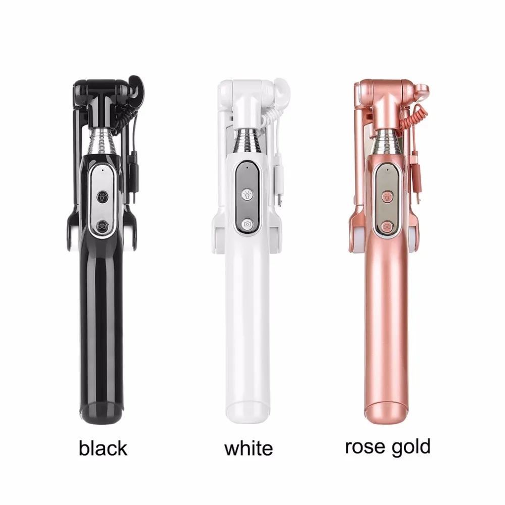 

A6 Universal Wireless Bluetooth Handheld Selfie Stick 360 Degree LED Fill Light Beauty Extendable Monopod Self-timer
