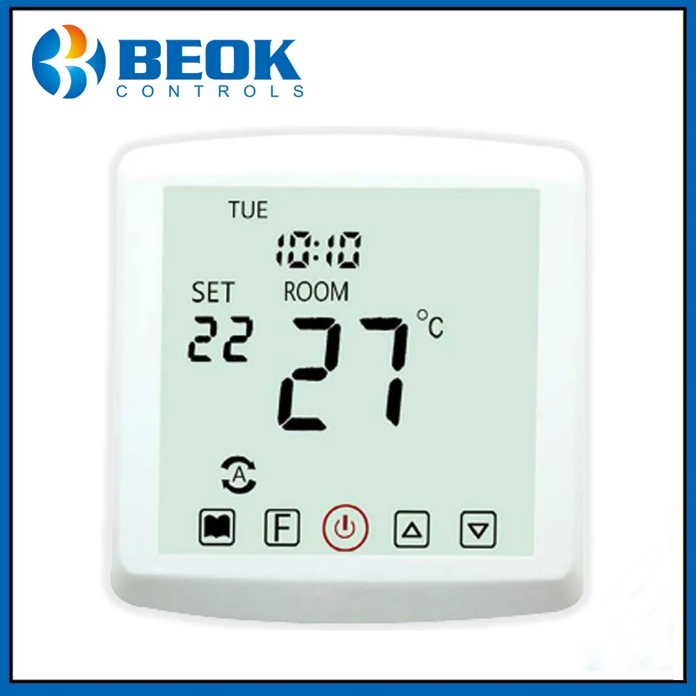 TST80-WP 3A Digital Touch Screen Display Thermostat for Floor Water Heating Temperature Controller Room White | Инструменты