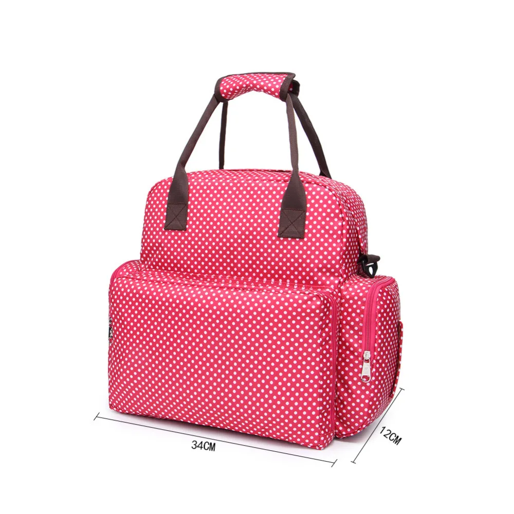 

4 Colors Adjustable Shoulder Strap Stylish All in One Multifunction Backpack Diaper Bag Waterproof Baby Nappy Bag For Travel