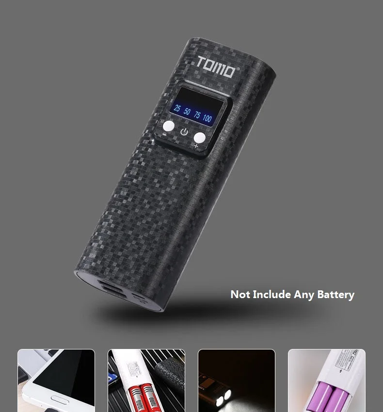 

5pcs Li-ion 18650 batteries charger USB Intelligent Battery Charger Portable Smart DIY Mobile Power Bank Case box flashlight