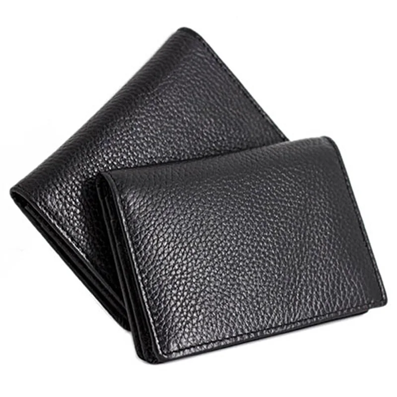 High Quality First Layer Of Cowhide Genuine ID Card Holder Men Credit Card Case Leather Business Card Wallets,JG3169