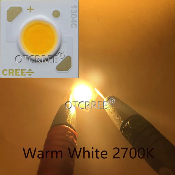 50 шт. 100 шт. CREE XLamp CXA1304 светодиодный светильник 3,7-10,9 Вт COB cxa 1304 9 в холодный Нейтральный Теплый белый диод излучатель cob светодиодный светильник - Испускаемый цвет: Warm White 2700K
