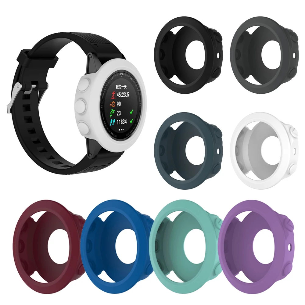 Силиконовый защитный чехол для Garmin Fenix5/5s/5X браслет защита от пыли оболочка для Gamin Fenix 5 Смарт-часы