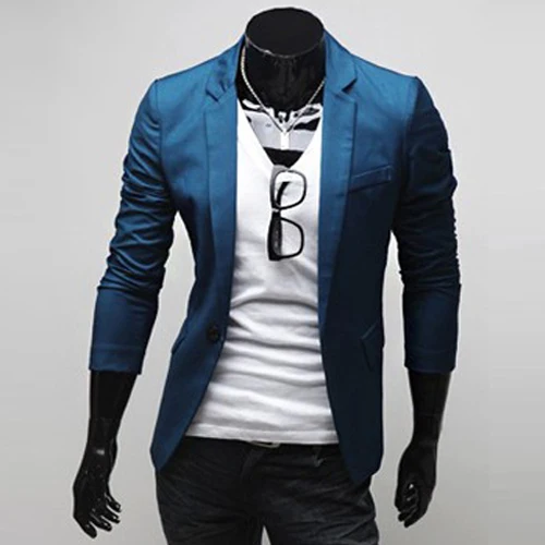 2015 New Arrival Youth and Students blazer Teens and young Men suit Fashion Slim Fit Casual Suit