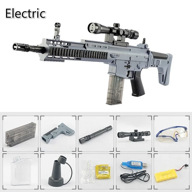 Electric Scar Rifle Outdoor Cs Games Under The Water Burst Boy Rifles Children Toys Kids Gift Include Pcs Water Bomb Toy Guns Aliexpress