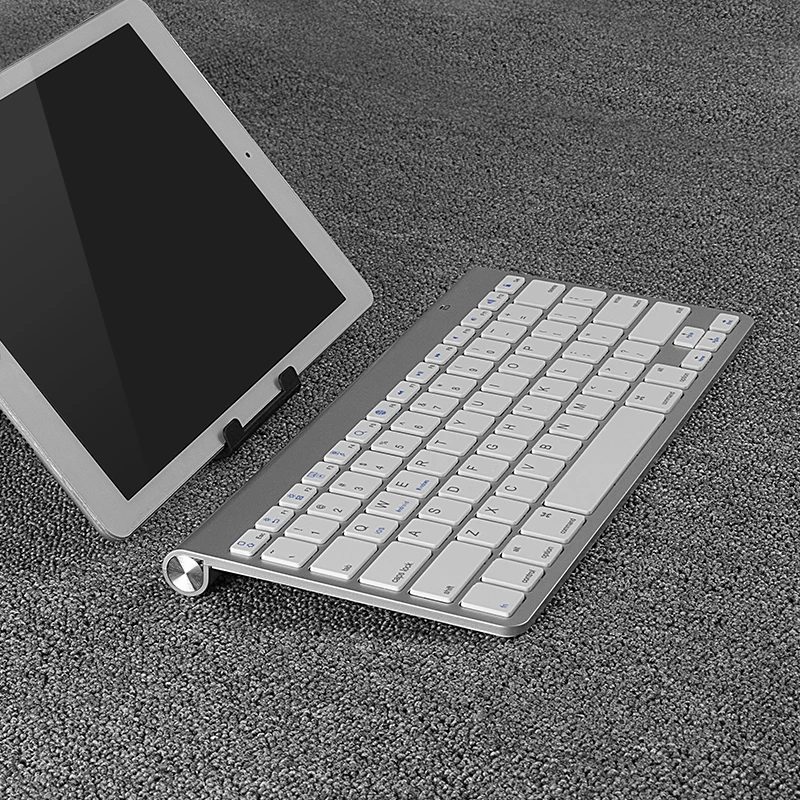 

RU Multi-language customized 78 Keys Bluetooth Keyboard for Tablets and Smartphones Wireless Keyboard Mac Style IOS Android WIN