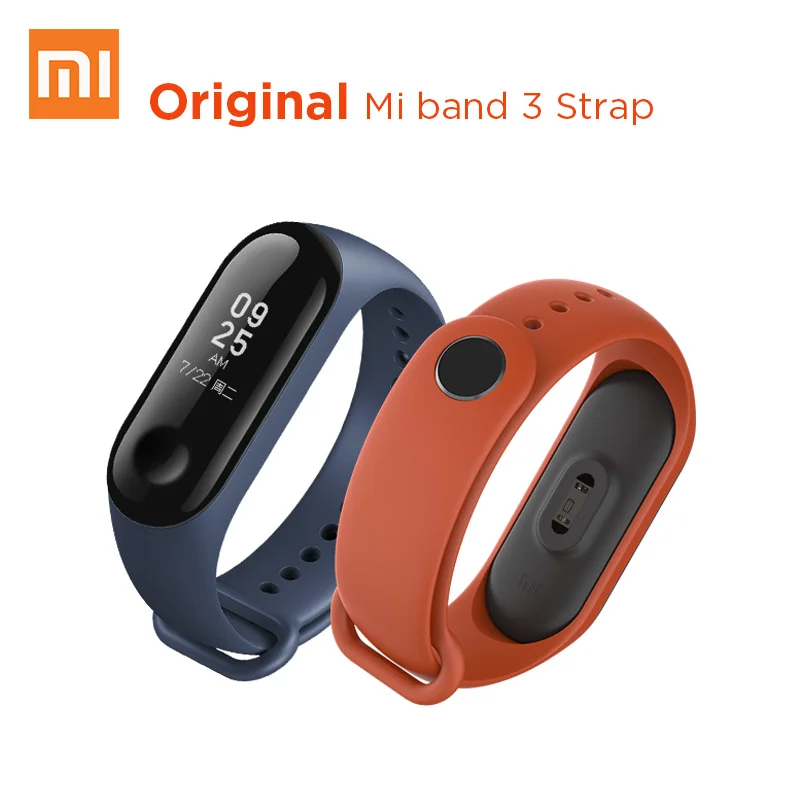 

Original Xiaomi Replace Strap for Mi band 4 / 3 Skin Friendly Replacement Band Bracelet Mi Band 3/4 Strap