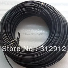 E-pof-2.5; твердое ядро с черной печатной платой снаружи излучающий оптический волоконный, плетеный; внутренний диаметр; 2,5 мм, наружный диаметр; 4 мм