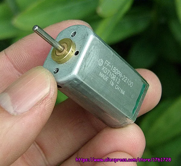 

Free shipping ! Original Mabuchi 180 micro DC motor FF-180PH-22100 9V 12V precious metal brush high speed shaver motor ~