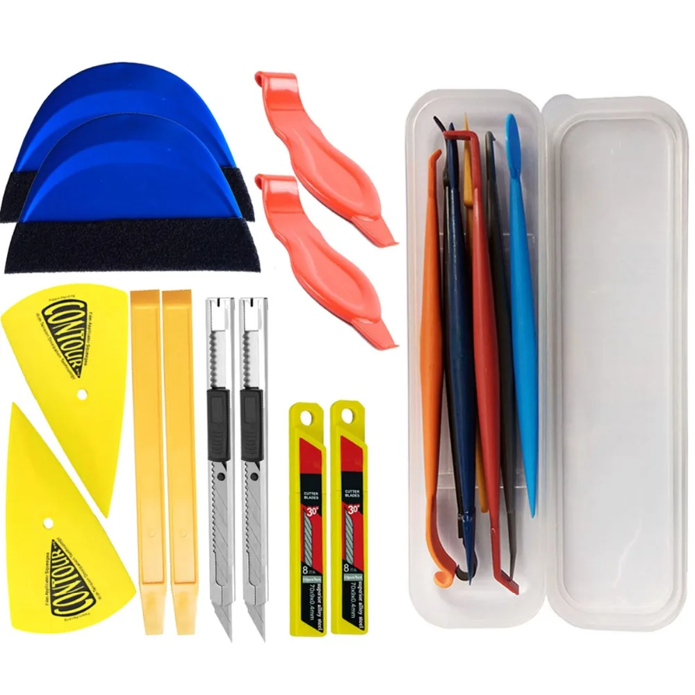 

Long Handle Magnetic Squeegee Scraper Window Tint Tool Vinyl Film Car Wrap Car Styling Sticker Vehicle Magnet Accessories K95