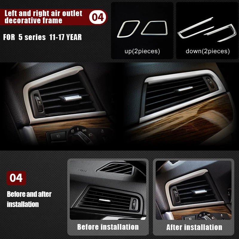 Для BMW 5 серии f10 f18 520 525 528 530 2011 хромированные кнопки из АБС пластика для интерьера