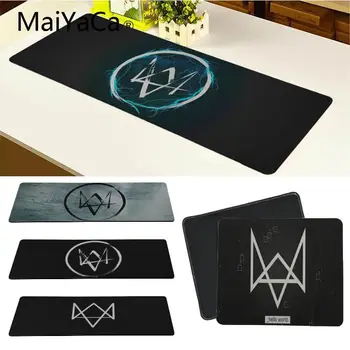 

MaiYaCa Watch Dogs Hot Item Custom Diy Design Gaming Mousepad Rubber Mats Design Pattern Computer Mousepad Gaming Mouse Pad
