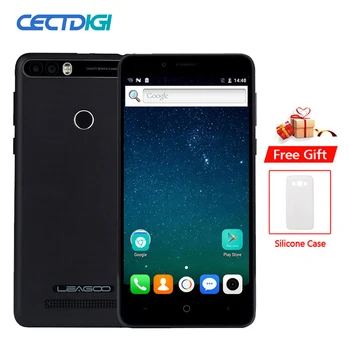 

Original Leagoo Kiicaa Power Mobile phone Dual Camera Android 7.0 MTK6580A Quad core 2GB RAM 16GB ROM fingerprint 3G Smartphone