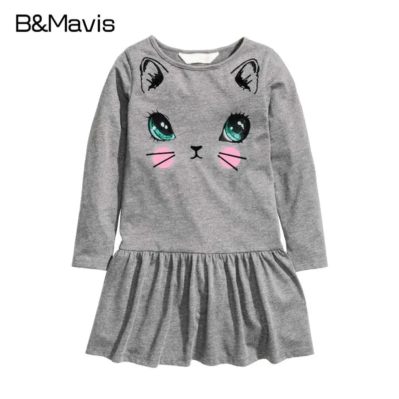 Casual Girls Clothes New Toddler Girl Dresses Cat Casual Girls Clothes New Toddler Girl Dresses Cat