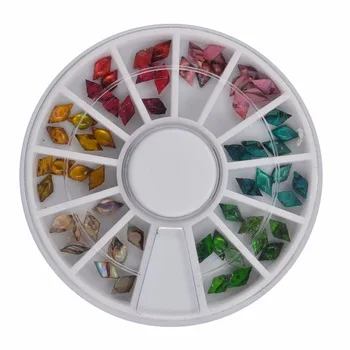 YZWLE 1 Wheel Nail Art Rhinestone &amp;amp; Decoration For DIY Nails Art Accessory Fashion Decorations Beauty Tools #JS01