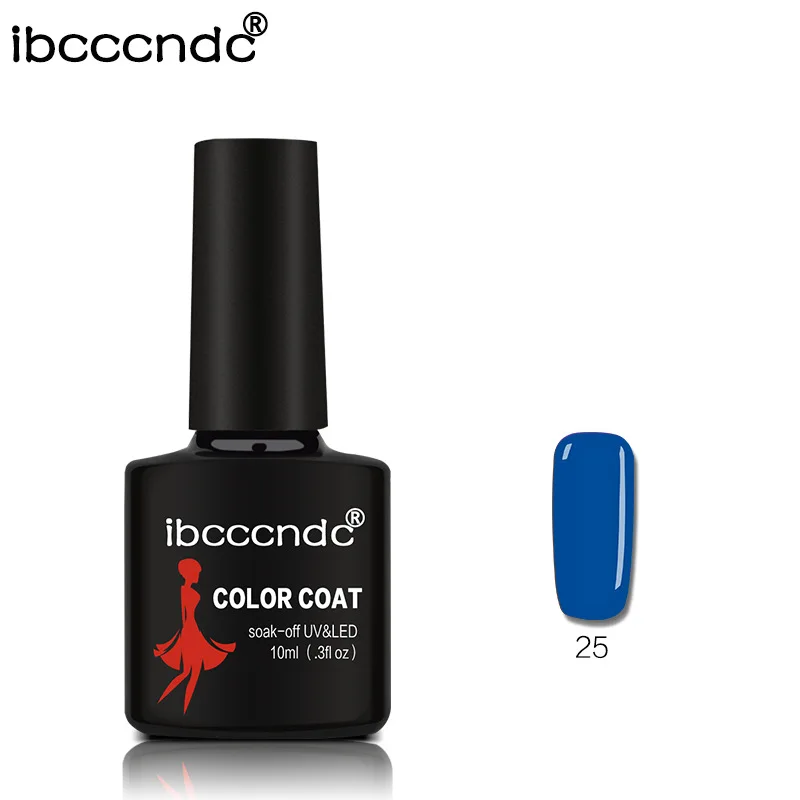 Дизайн ногтей гель Ibcccndc 80 цветов 10 мл замачиваемый Эмаль светодиодный УФ-гель для ногтей лак стойкий лак лампа для ногтей гель - Цвет: 25
