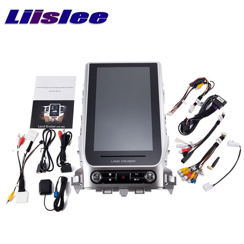 Cheap LiisLee Car Multimedia DVD GPS Audio Radio Stereo For Toyota Land Cruiser 200 J200 LC200 Roraima Original Style Navigation NAVI 4