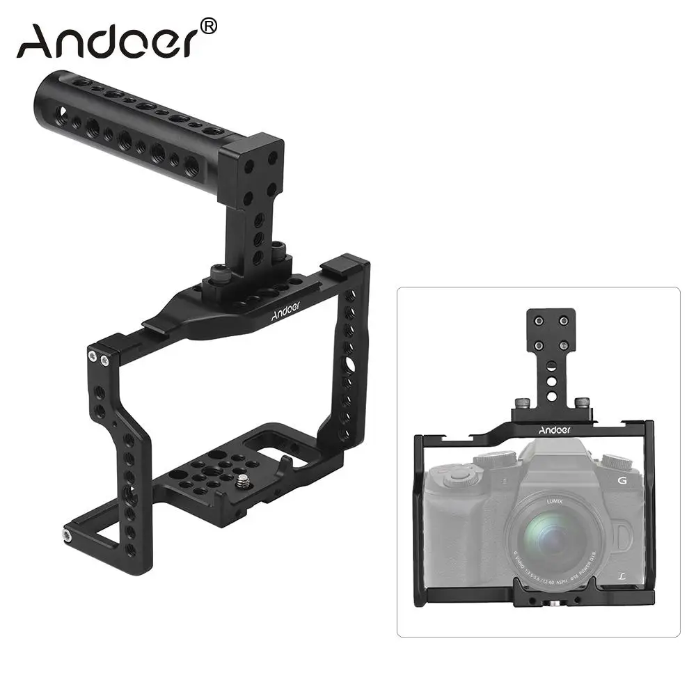 Клетка для камеры Andoer G85 из алюминиевого сплава + набор ручек с множеством