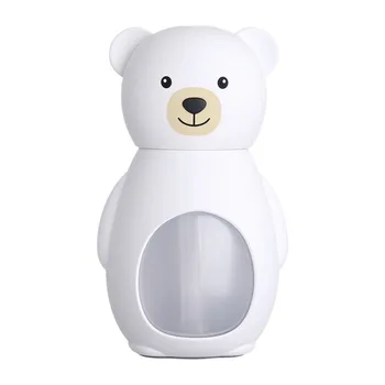 

USB Lovely Bear Humidifier Night Lights Ultrasonic Car Air Humidifiers Mini Home Desktop Diffuser Air Purifier 160ml