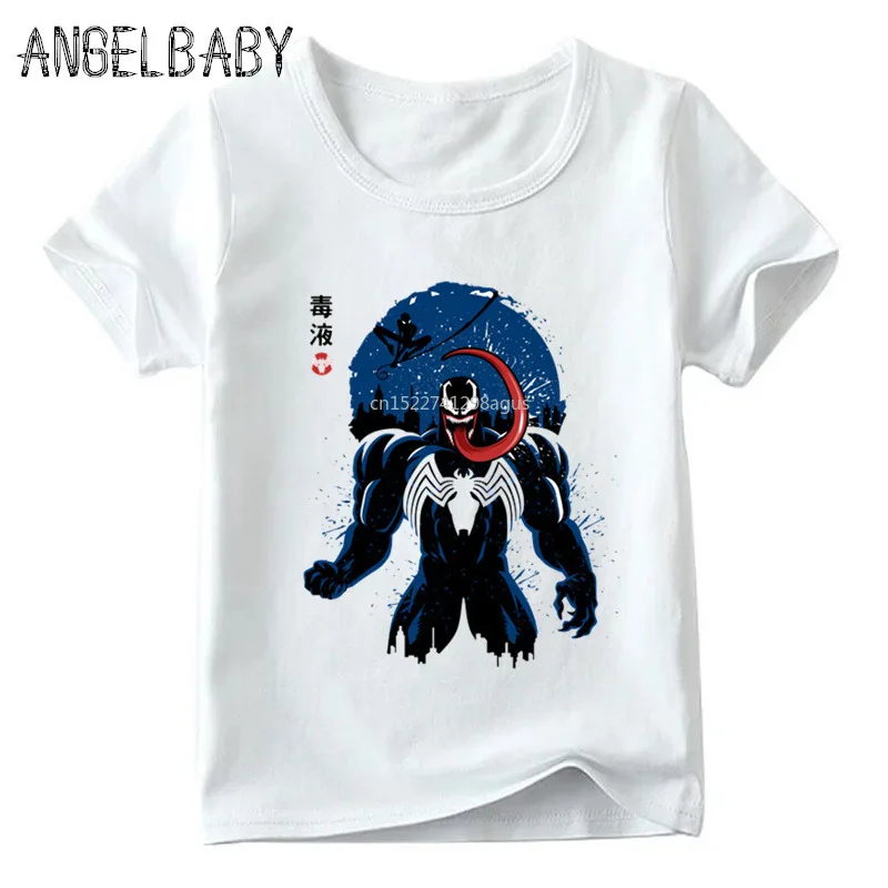 

Boys/Girls Movie Venom Print Funny T-shirt Children Summer Short Sleeve Tops Kids Cartoon Casual Baby T shirt,HKP5271