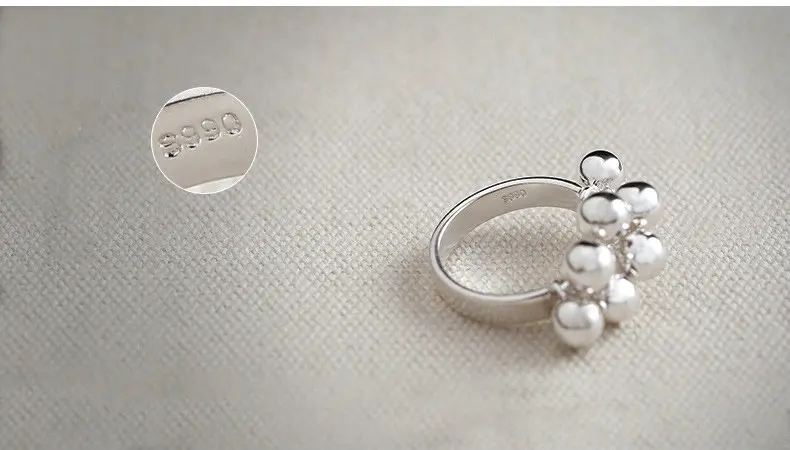 Sinzry Серебряное этическое кольцо-колокольчик милое женское кольцо ручной работы из стерлингового серебра для женщин дизайн ювелирных изделий