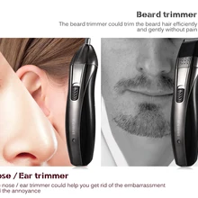 Kemei KM-6635 3 в 1 перезаряжаемый триммер для бороды электрический 3 в 1 Набор для ухода триммер для волос салонная машинка для стрижки бороды для мужчин