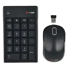Wireless USB mouse digital keyboard set share a receiver, combo set