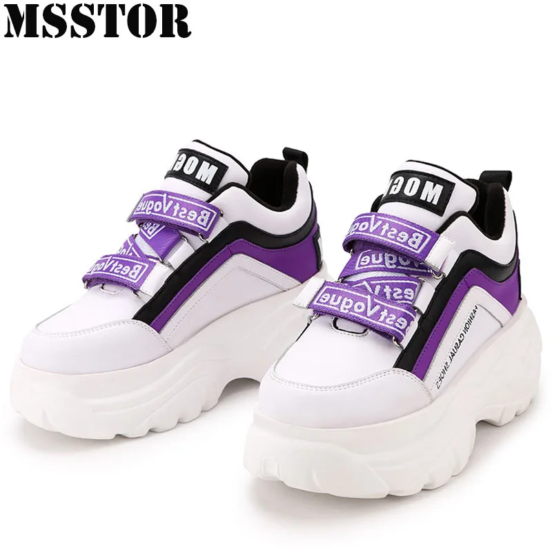 MSSTOR 2018 Winter Sneakers For Women Height Increasing Women's Running Shoes Athletic Walking Ladies Sport Shoes Woman Brand