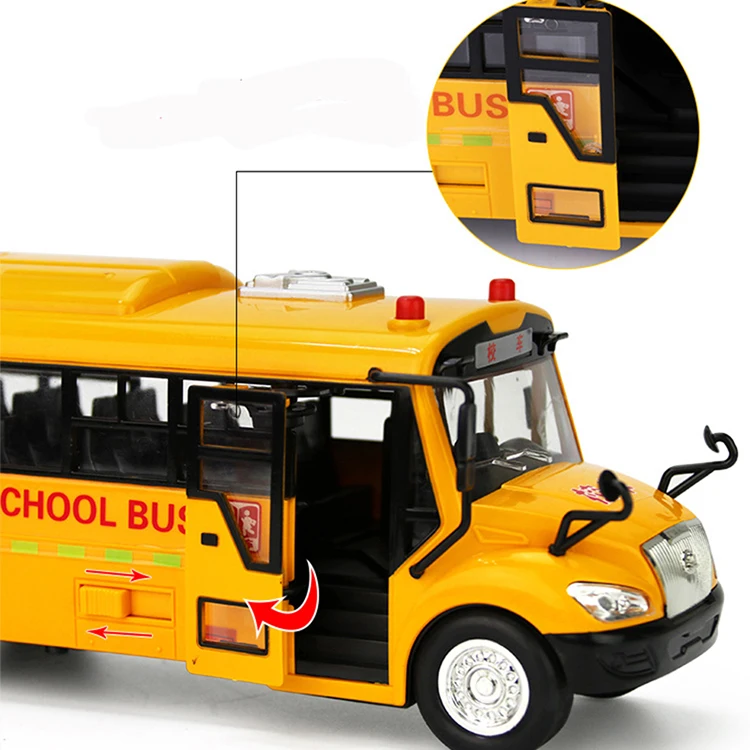 Большой размер, инерционный школьный автобус, игрушки, школьный автомобиль, модельное освещение, музыкальные машинки, игрушки для детей, мальчиков, детские игрушки, подарок