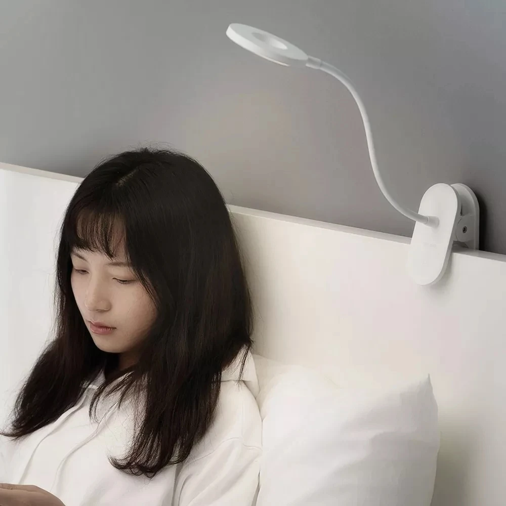 Xiaomi Mijia Yee светильник светодиодный настольная лампа клип Ночной светильник переключатель USB перезаряжаемая Регулируемая лампа для чтения