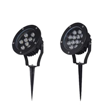 Светодиодные маленькие прожекторы 6 Вт 9 Вт 36 Вт наружные водонепроницаемые Проекционные прожекторы круглое дерево освещение Дерево огни вставленные напольные огни