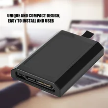 Тонкий черный 320 Гб HDD жесткий диск комплект для xbox 360 внутренний