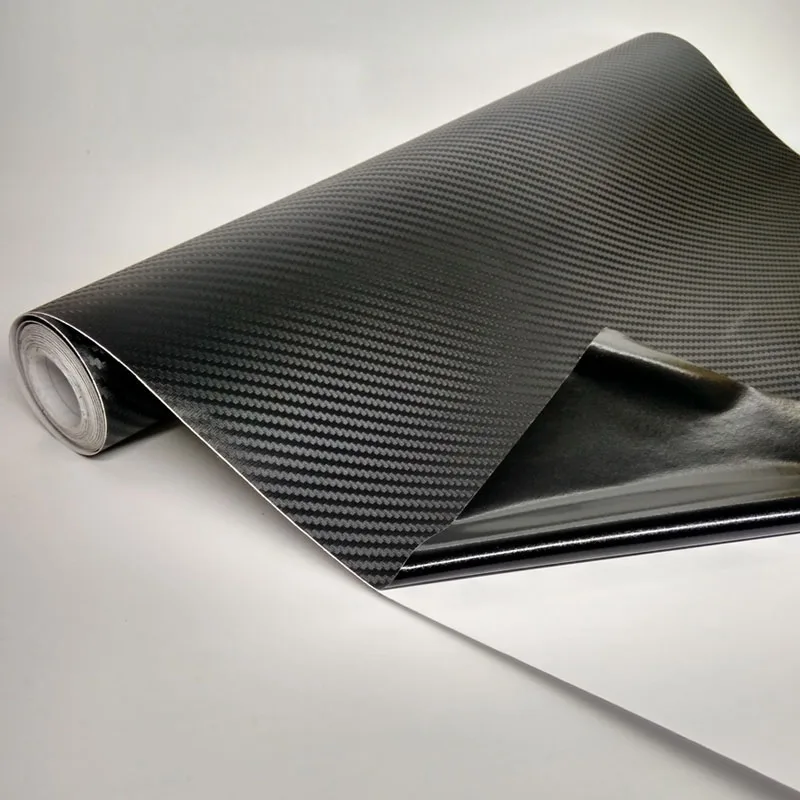 

300X30cm 3D carbon fiber vinyl film/ carbon fibre sticker black/white/silver color option car sticker 3D carbon wrap
