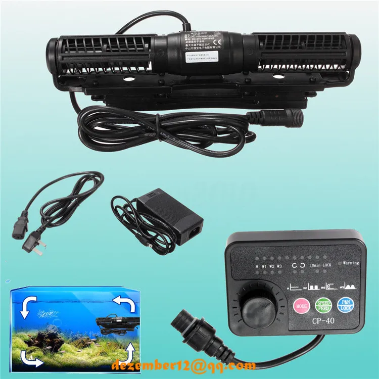 

Jebao AC110V-220V Controllable Aquarium Wave Maker Marine Reef Coral Fish Tank Cross Flow Pump Wavemaker CP-25 CP-40 CP-55