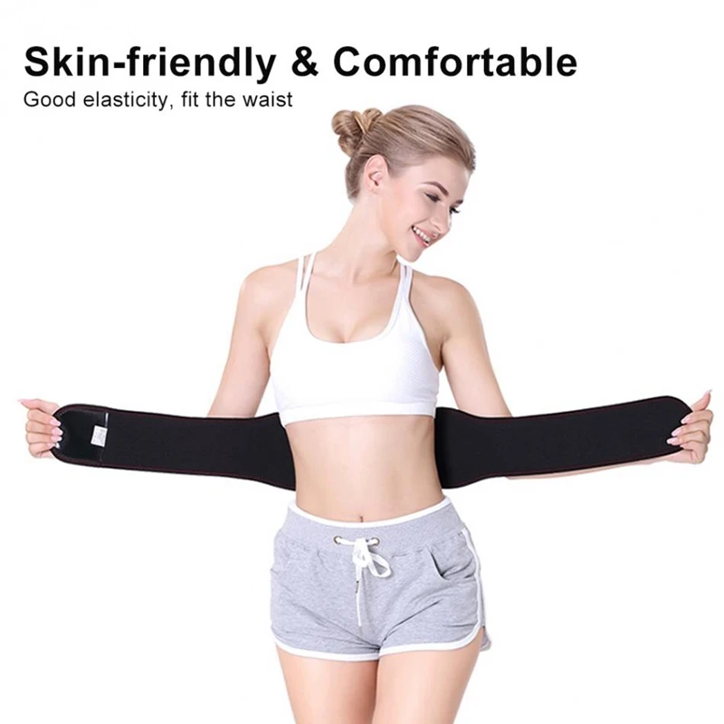  Adjustable Graphene Far Infrared Waist Supporter Heating Waist Therapy Belt Back Waist Support Brac