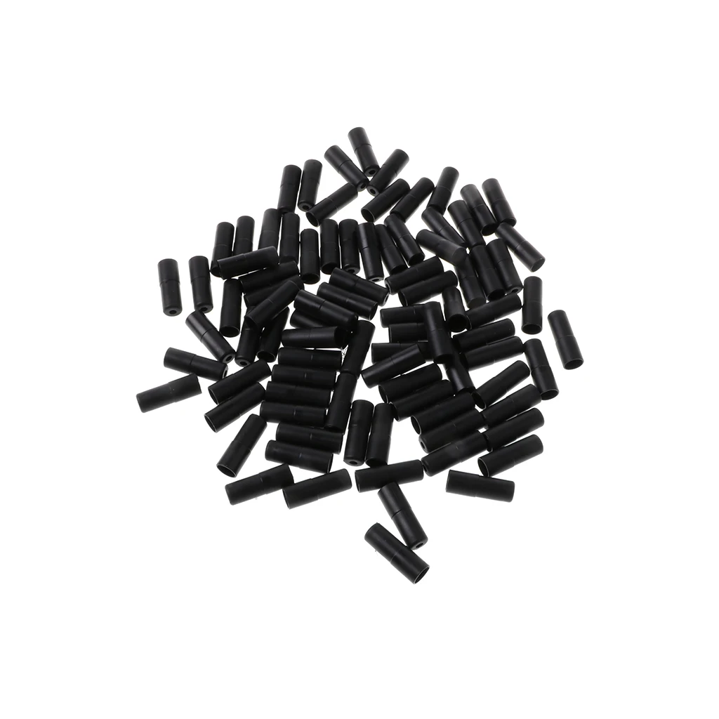 100 Pieces Bicycle Brake Cable End Caps Crimps Bike Brake Wire Line Housing Ferrules 5mm