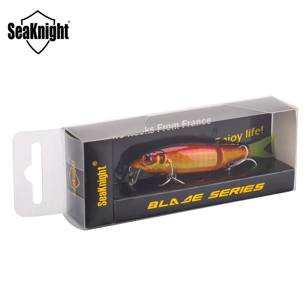 SeaKnight SK044 блесна рыболовная приманка 1 шт. 7 4 г 90 мм/3.54in 0 м Jerkbait 2 секции мягкий хвост