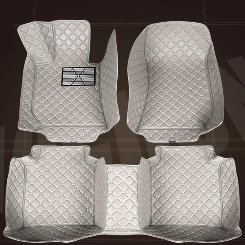 

"SUNNY FOX Car floor mats special for Audi A4 B5 B6 B7 B8 allraod Avant A3 A6 C6 C7 A7 A8 Q3 Q5 Q7 5D car styling carpet rugs "