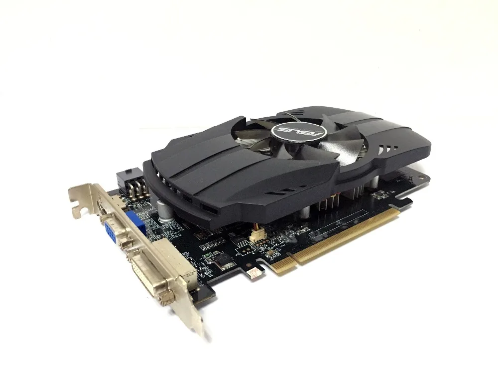Asus GTX 650 FMLII 1GB 1G D5 DDR5 128 бит ПК настольный PCI Express 3 0 GTX650 1 ГБ оригинальная
