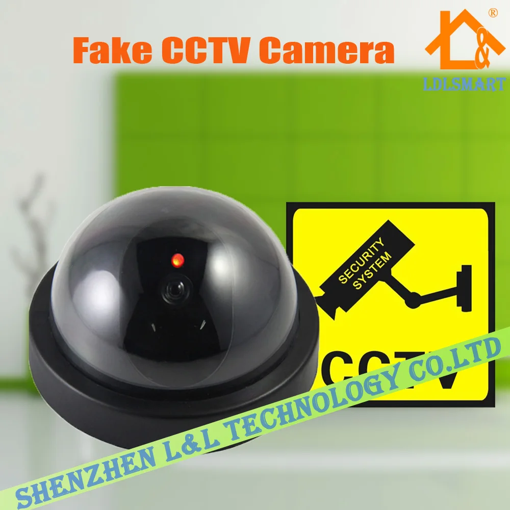 

Flash Blinking Fake Camera LED Dummy Security Camera Dome CCTV Camera Surveillance Camera