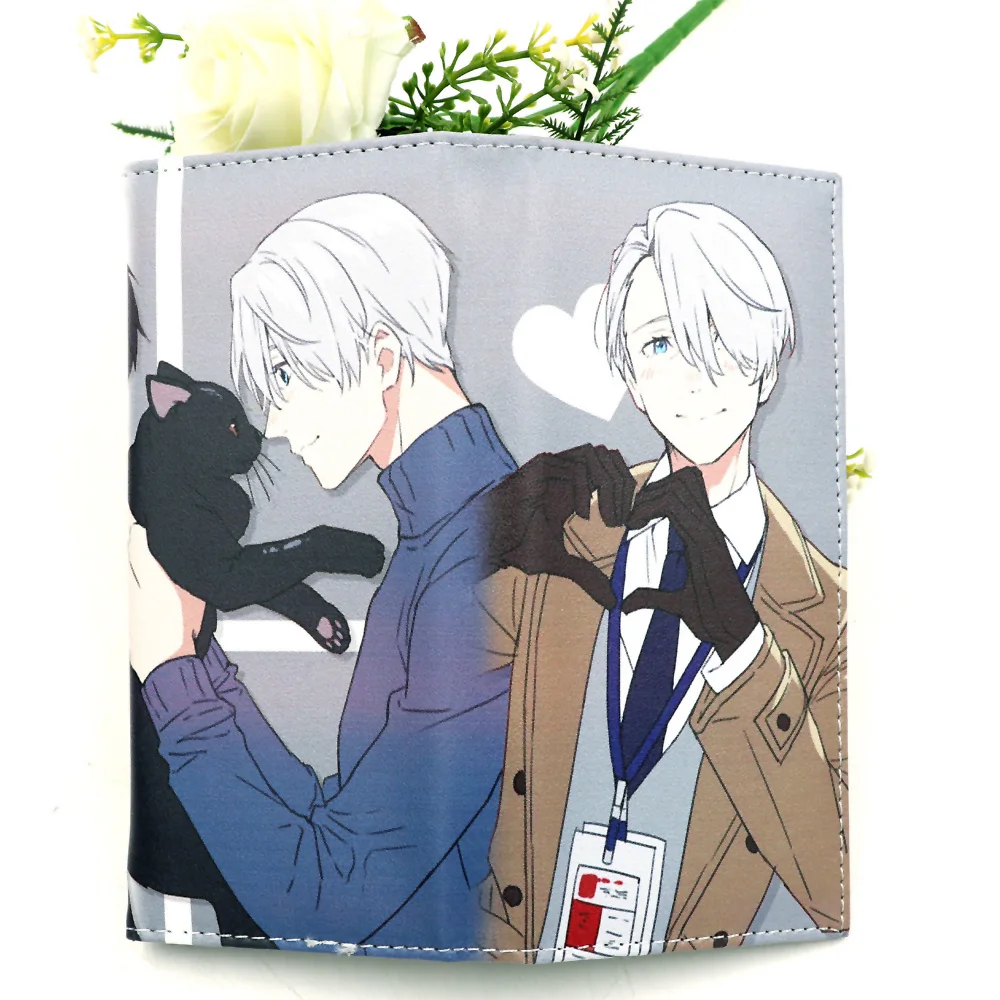 

Yuri On Ice Anime Colorful Long Synthetic Leather Wallet Printed With Victor Nikiforov Multi Card Holder Purse Button Money Bag