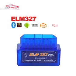 Последняя версия Супер Мини ELM 327 Bluetooth V2.1 OBD2 сканер ELM327 OBD 2 автомобиля диагностический Интерфейс Mini Bluetooth ELM327