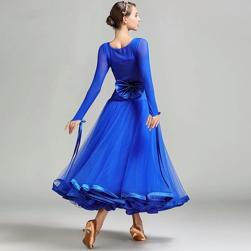 5colors Green Blue ballroom competition dress women tango dresses standard ballroom waltz dresses dancing dress fringe