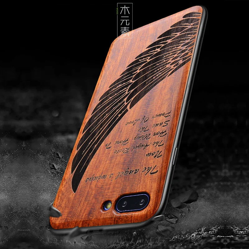 Русский популярный чехол из натурального дерева для Huawei P30 P20 Pro Lite Деревянный на