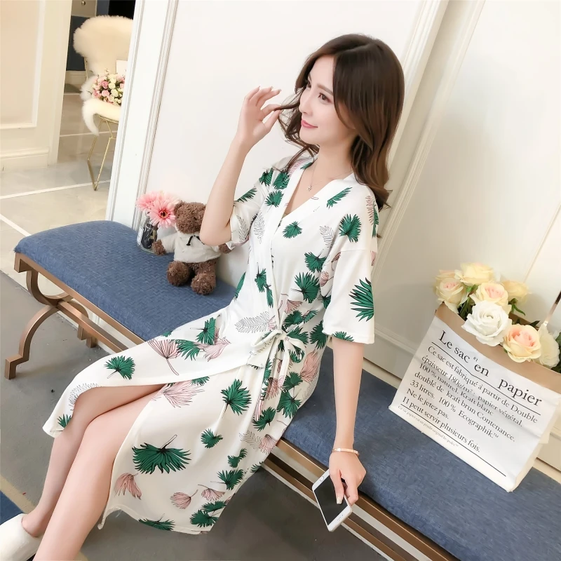 

Cheap wholesale 2019 new Spring Summer Autumn Hot selling women's fashion casual Nightdress MP523