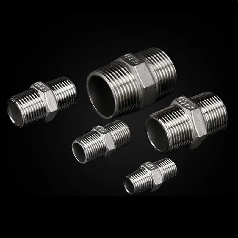 304 Stainless Steel Bulkhead Barbed Fitting 4 6 8 10 12 14 16 20mm Hose Barb With Nut For Gas Water I.882650733