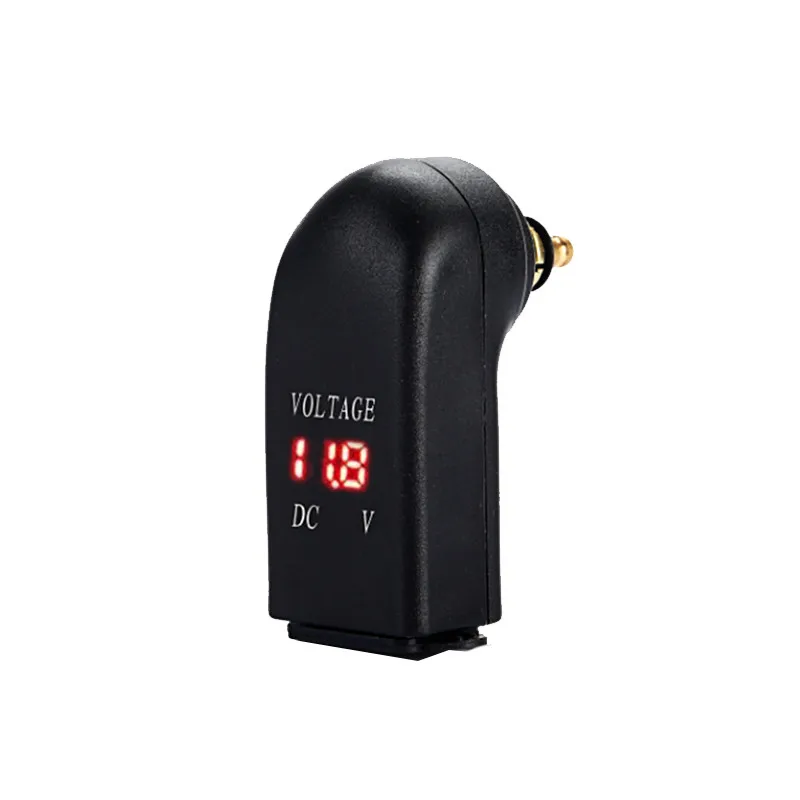 

4.8A Dual USB Charger Power Adapter Motos Waterproof LED Voltmeter Socket Motorcycle Charger Voltmeter USB Charger Adapter