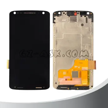 

10pcs/lot For Motorola for Moto Droid Turbo 2 XT1580 LCD Display Touch Screen Digitizer Assembly With Frame Free shipping by DHL