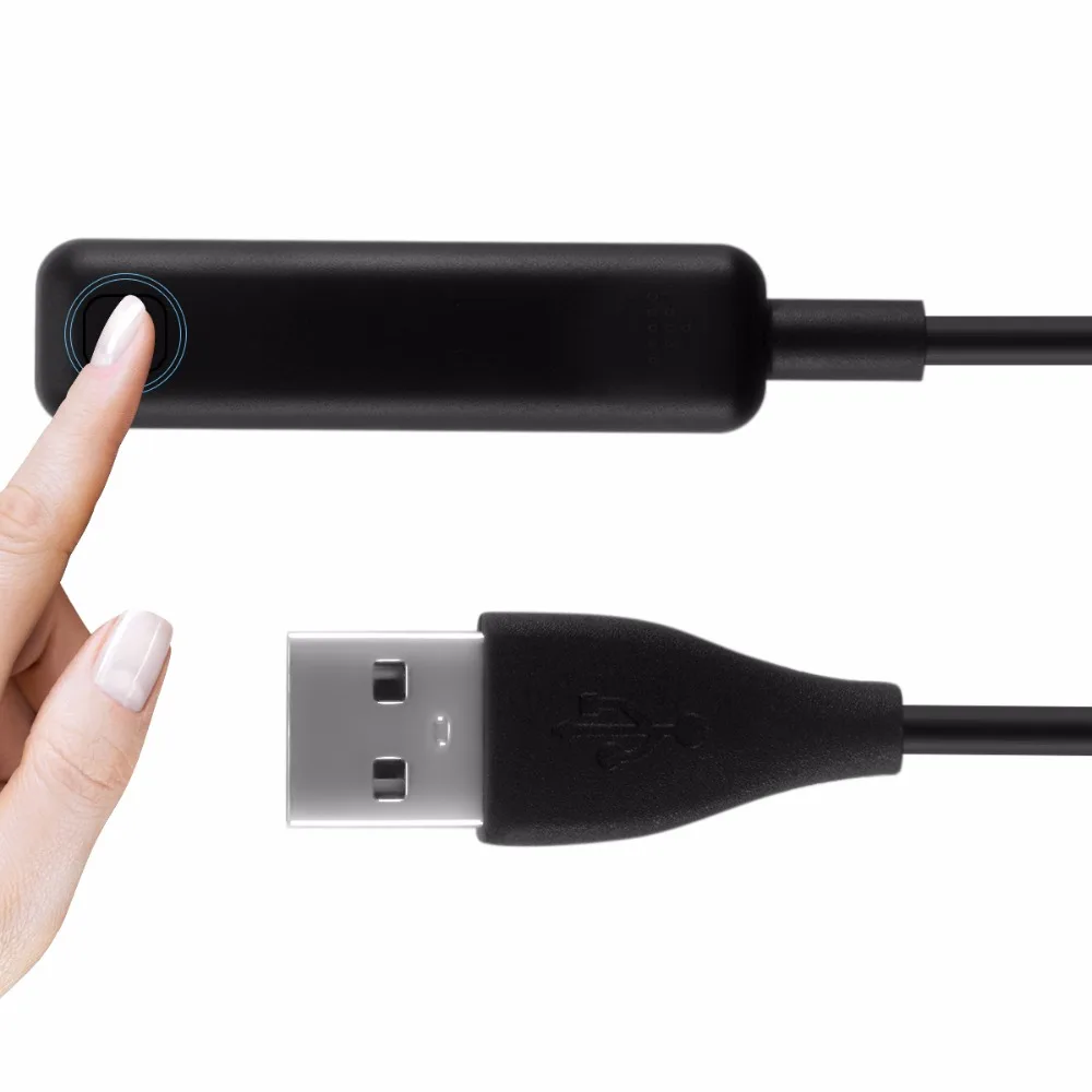 Черный Замена USB зарядное устройство зарядный кабель шнур линия для Fitbit Flex 2 Flex2