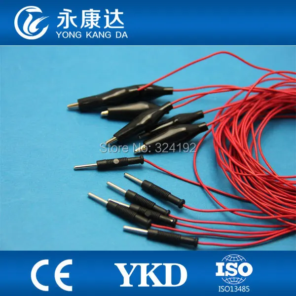 10 шт./упак. красный мозга проводам для медицинских, чашка ЭЭГ шнур, ТПУ кабель, CE и ISO13485 Доказанные Производитель